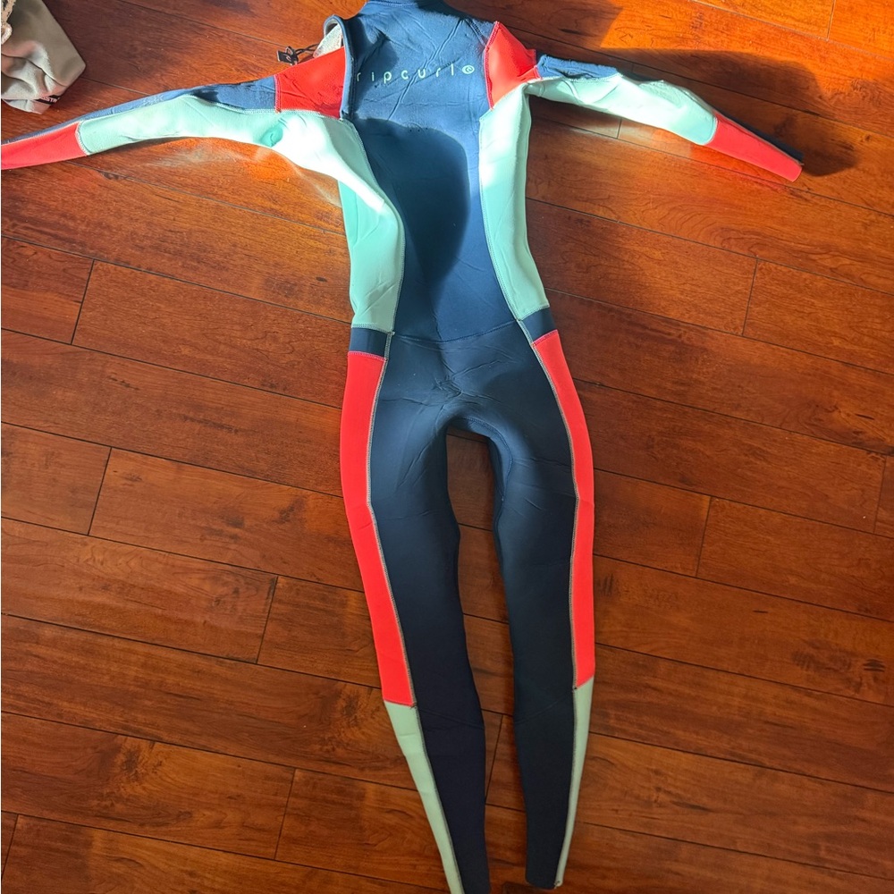 Rip Curl Navy and Red Women's Swim One Piece